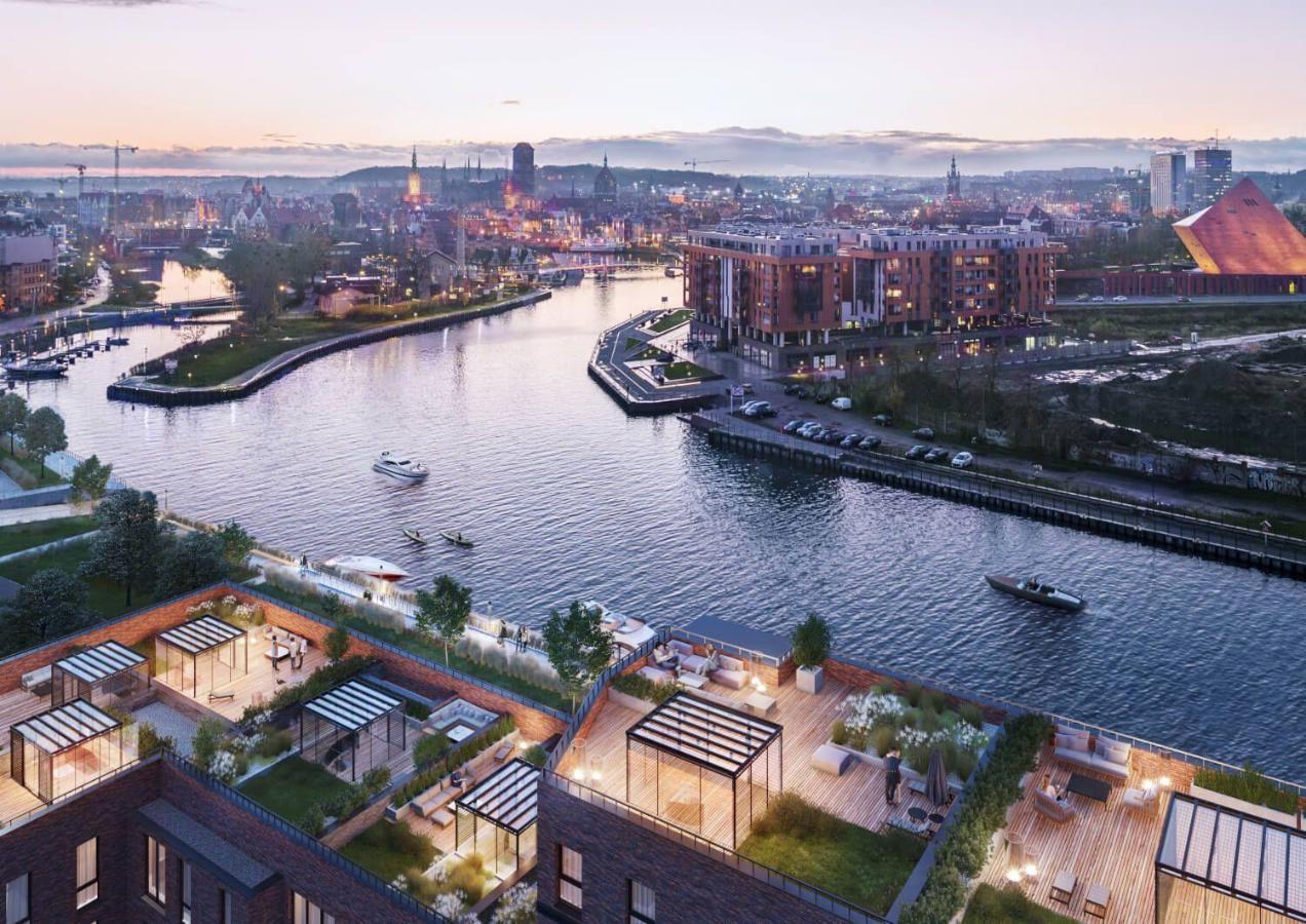 Riverside Apartments Nadmotlawie - Gym & Sauna, Free Parking Gdansk Bagian luar foto